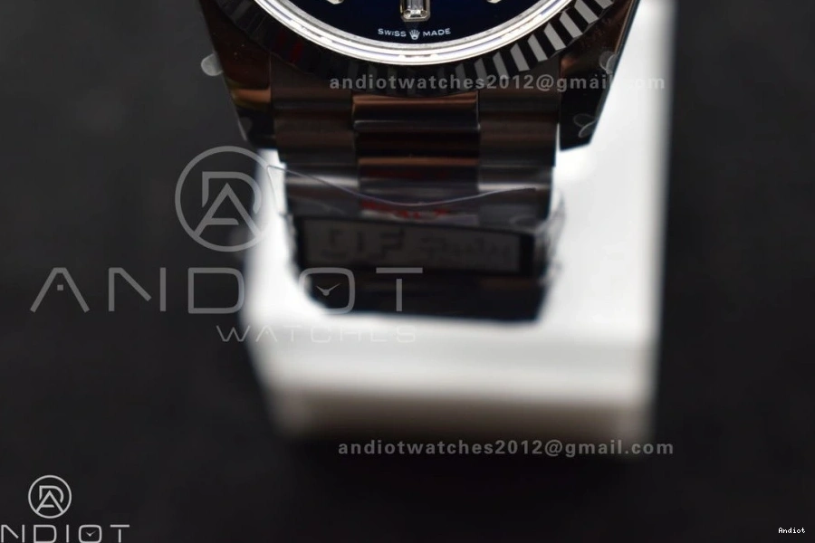 Edition Blue 904L Best V5 President on Dial Weight) vr3255 SS QF Diamond Bracelet DayDate (Gain 36 Steel 0505